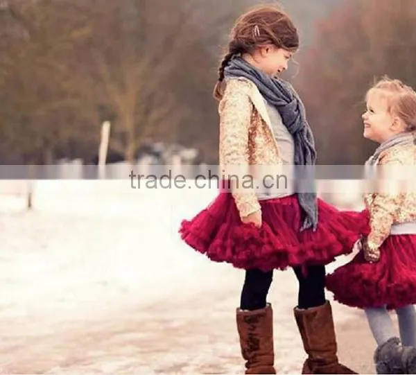 Cheap 2015 Multi Color Summer Boutique Baby Dance Tutu Skirts Chiffon Pettiskirt Tutu Newborn Valentine Petit Skirt Fluffy photo-5