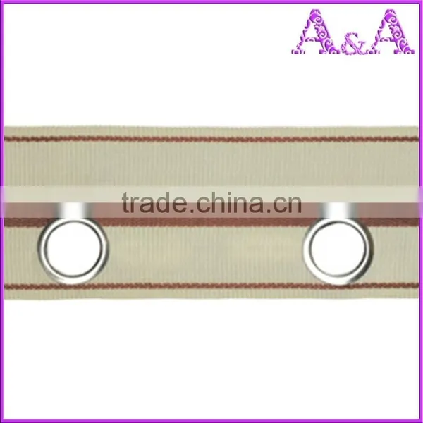Stardeco 100% Polyester Fabric White Non-woven Ring Holes Eyelet Curtain Tape photo-4
