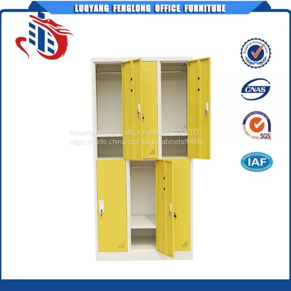Changing Room 6 Door Metal Storage Lockers Luggage Student Locker Metal School Locker for Student photo-3