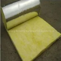 16kg/m3 50mm Glass Wool With Aluminium Foil for Roofing Insulation