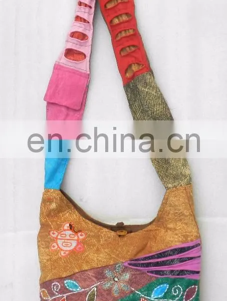 Hippie Shoulder Ethnic Canvas Shoulder Women Bags photo-6