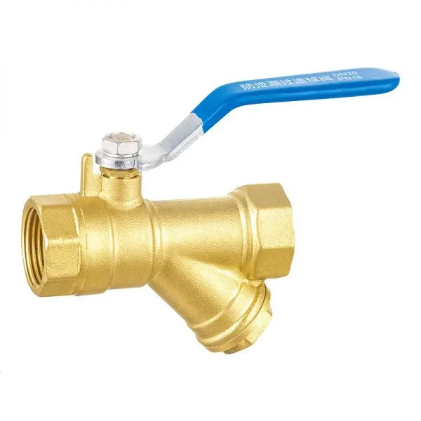 ML-2034 Y Type Long Handle Brass Filter Ball Valve