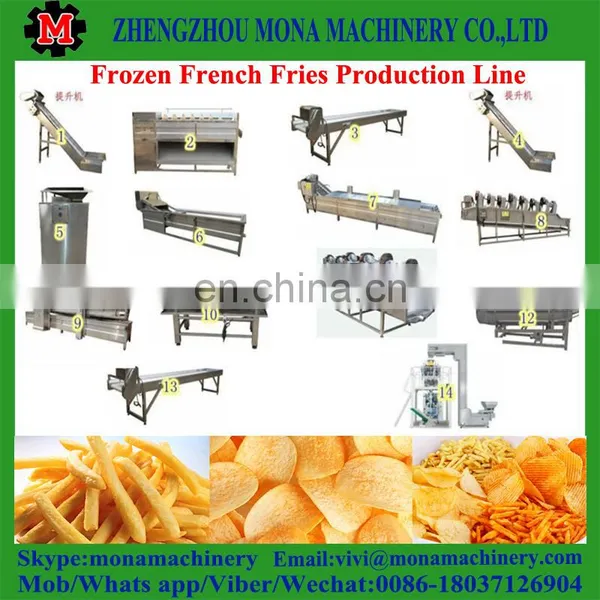 Semi-automatic Potato Chips Making Machine/ Frozen French Fries Production Line photo-6