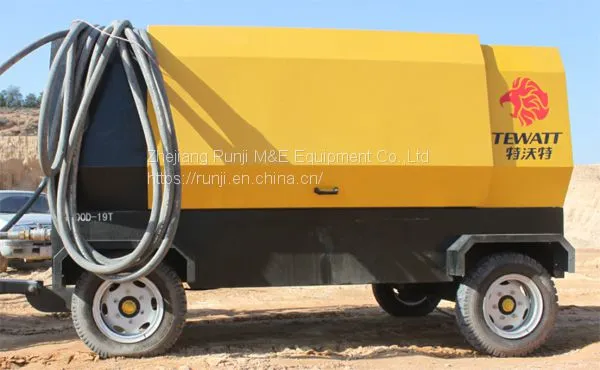 Medium and High Pressure Portable Air Compressor for Blasting, Hydropower Station Construction and Infrastructure Construction photo-2