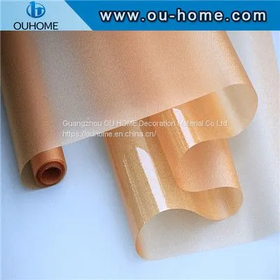 H058D Blush Gold Frosted Glass Sticker Film photo-2