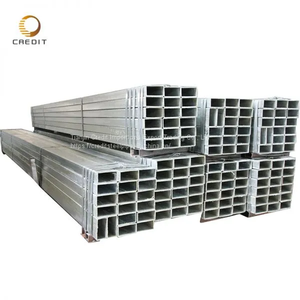 ASTM Steel Profile ms Square Tube Galvanized Furniture Rectangular Pipe Factory Construction Rectangular Pipe For Sale photo-3