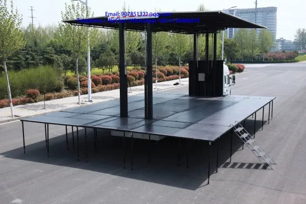9.6 m Road Show LED Mobile Advertising Vehicleled Stage Truck for Sale photo-5