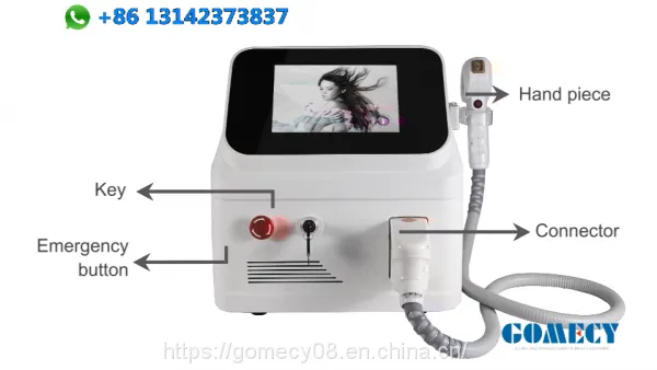 Diode Laser Skin Rejuvenation Leg Hair Removal Permanently SHR SSR Men Back Hairs Removal photo-3