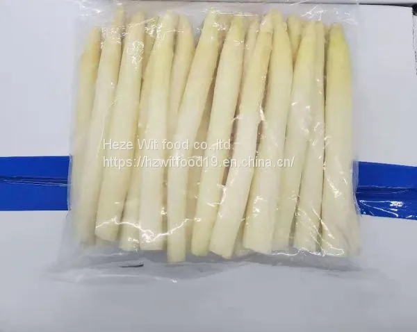 IQF White Asparagus Spears L Grade Washing ,peeled ,blanching photo-5