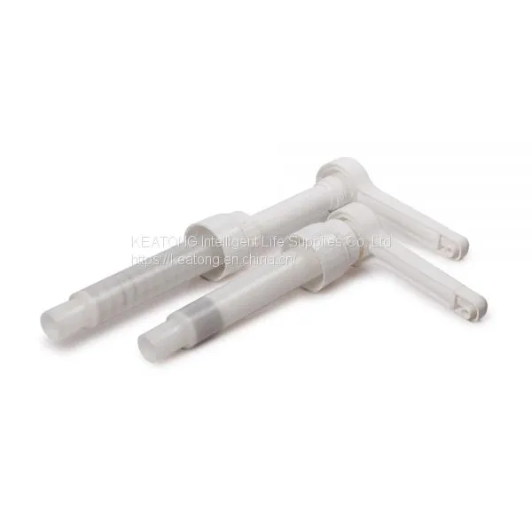 38MM 43MM Big Dosage Food Grade Syrup Dispenser Pump Big Discharge Rate 5cc 7cc 8cc 10cc 15cc 30cc PP Plastic Jam Honey Food Dispensing Pump photo-4