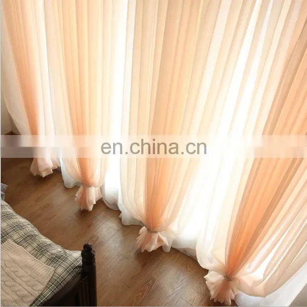 Bedroom,living Room Pure Color Polyester Window Curtain, Fabric Soft With Ten Colors photo-4