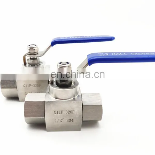 304 Stainless Steel High Pressure Ball Valve 2 Points 4 Points Hydraulic Inner Wire Valve photo-4