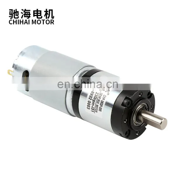 Chihai Motor CHP-36GP-555K 36mm High Speed High Torque Planetary Gear Box Motor Micro dc Planetary Gear Motor photo-6