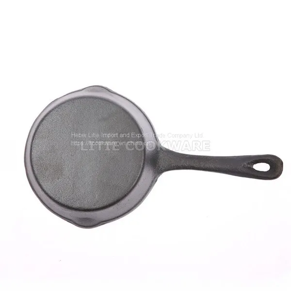 6.5 Inch-10.25 Inch Pre-Seasoned Cast Iron Round Skillet Fry Pan Set Skillet Manufacturer photo-3
