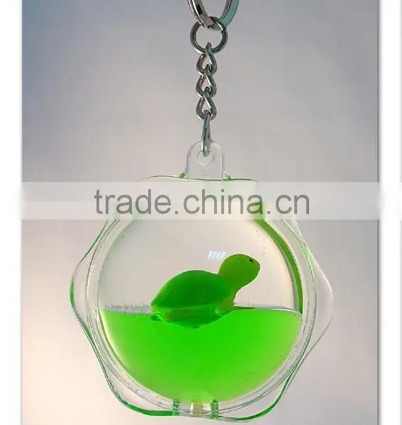 Mini Colorful Liquid Sand Timer Keychain, Custom Fridge Magnet photo-2