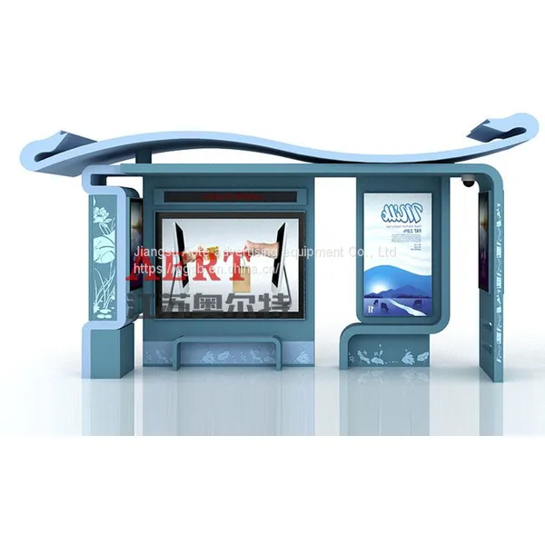 Campus Heating Seat Bus Stop Sign Antique Bus Stop Sign Light Box Customization photo-4
