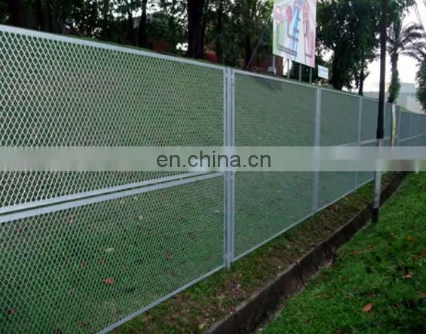 Versatile and Economical Anodized Aluminum Diamond Shape Vynile Fence Machine Safety Fence Industrial Expanded Metal Fence photo-3