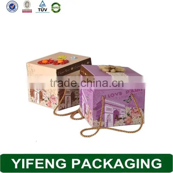 2015 Professional High Quality Custom Fold Packing Cardboard Box With Handle photo-6
