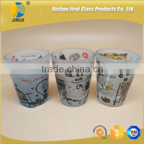 50ml Glass Cup With Decoration Firing photo-2