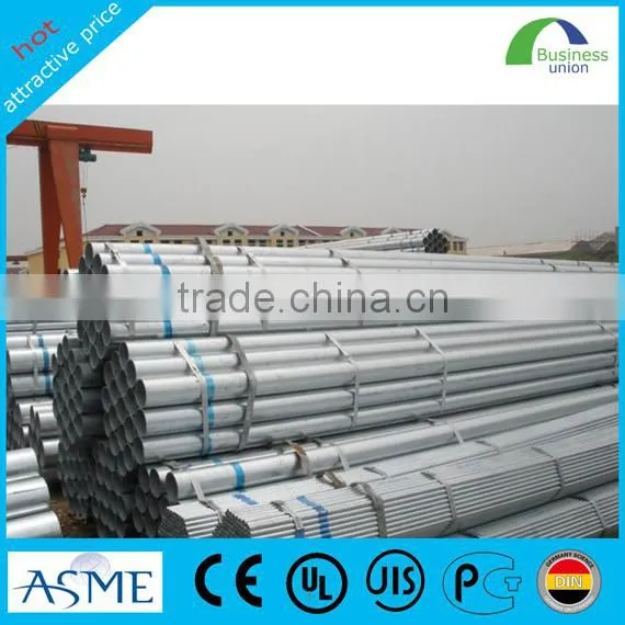 Pre Galvanized Steel Pipes Tubes/pre Galvanized Welded Pipe photo-3