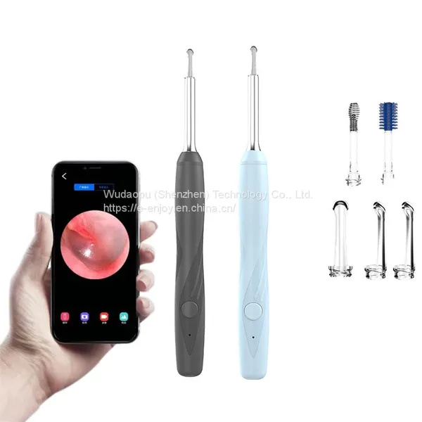 Visual Electric Ear Stick Cleaner Endoscopio Ear Pick Otoscope Borescope Ear Wax Cleaner photo-5