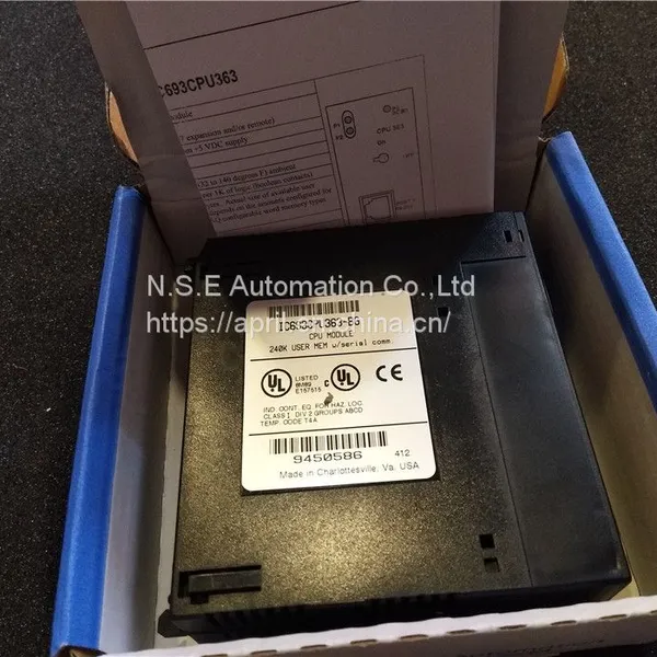 General Electric PLC IC693CPU363 CPU 363 Module GE Fanuc Series