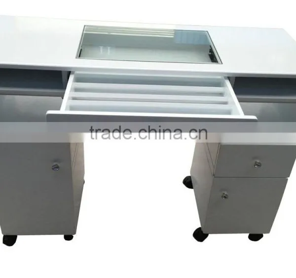 Beauty Modern White Manicure Table.Manicure Table Nail Salon Furniture photo-4