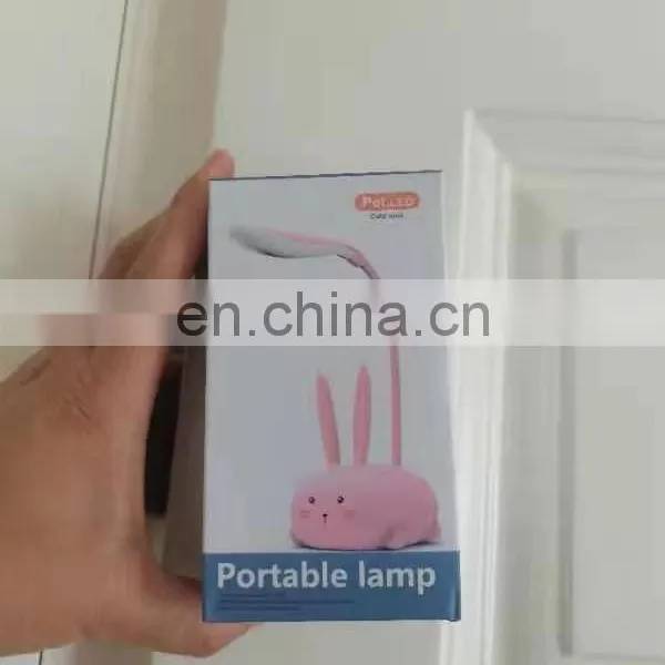 Novelty Design Lovely Led Cartoon Portable Table Lamp photo-5