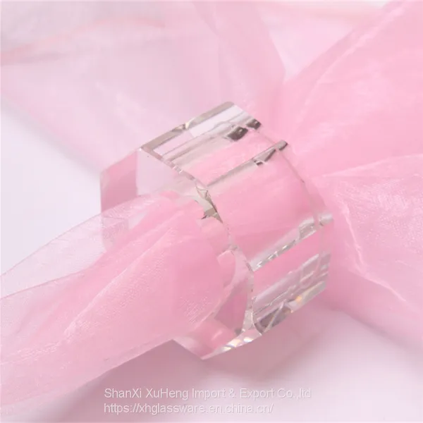 Crystal Napkin Buckle Ring For Hotel Restaurant Decoration photo-4