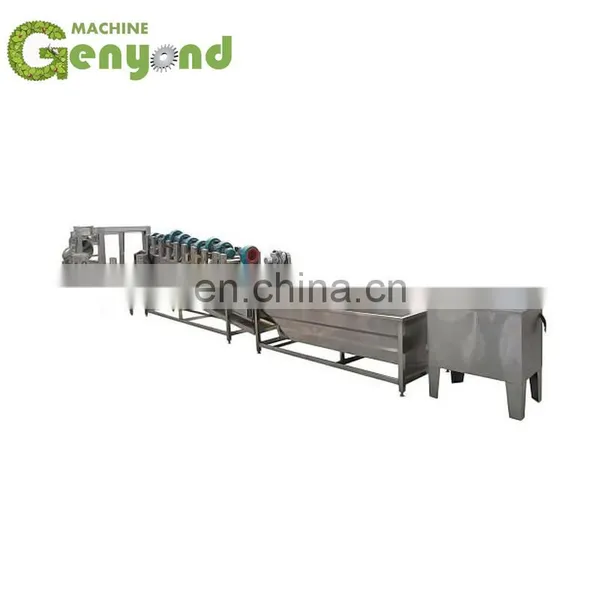 Automatic Slicing Cutting Blanching Frying Packing Banana Chips Plantain Chips Making Machine Production Line photo-3