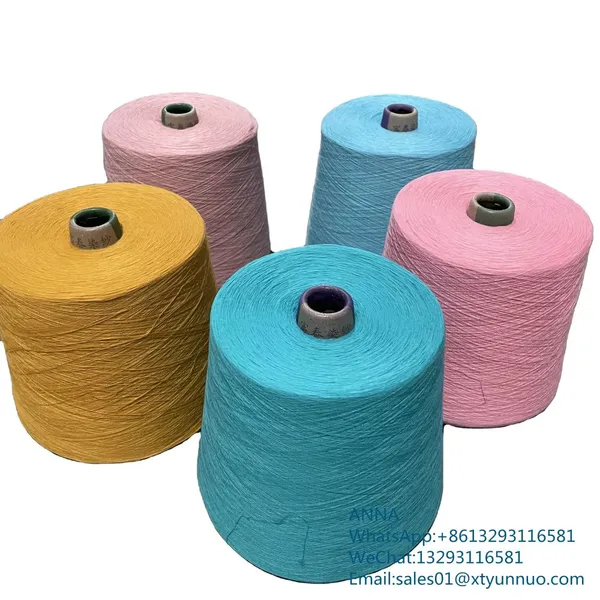 Knitted Yarn Custom Recycled Oe Cotton Machine Knitting Yarn photo-2