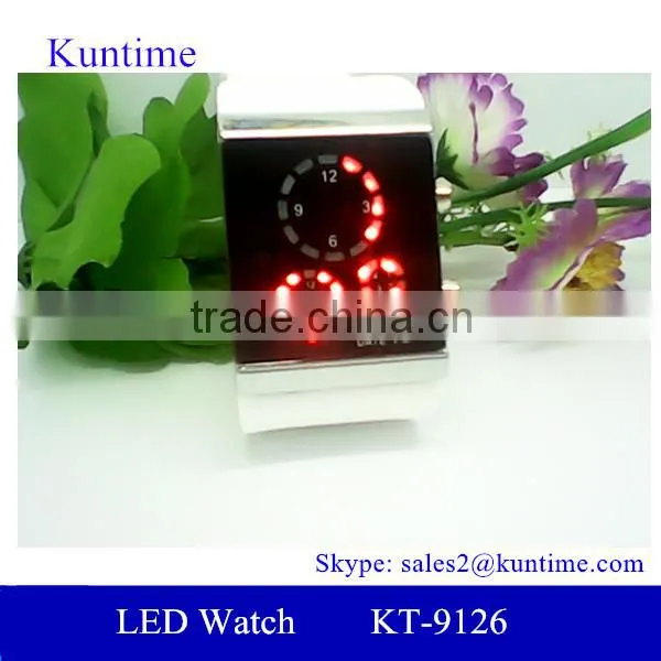 Environmental Silicone Strap 12-hour/date Led Watch Display photo-2