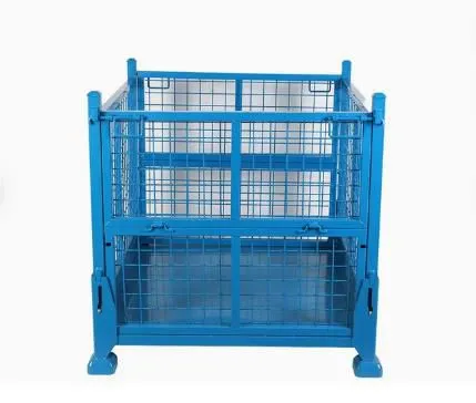 Metal Storage Cage/Steel Cage/Wire Mesh Cage for Warehouse Transport Stillage photo-2