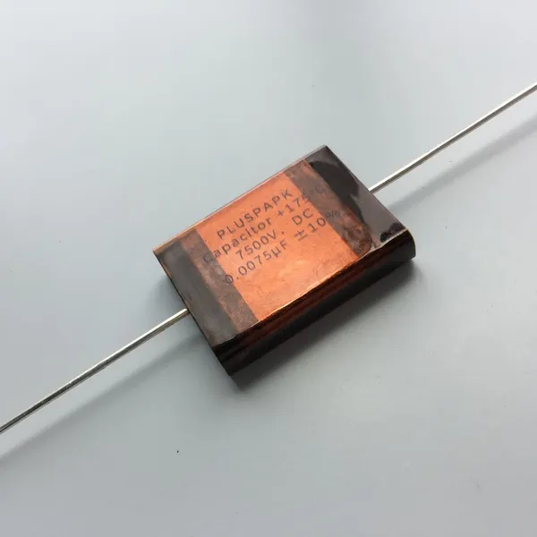 1500V 10nF 0.01uF High Temperature High Voltage Mica Paper Capacitors +175℃ 1.5kV 0.01uF 10% , High Voltage HV 1500V 10nF Mica Paper Kondensator photo-2