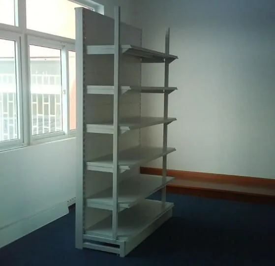 Heavy-Duty Corner Shelf for Supermarkets With Reinforced Steel Display Racking photo-3