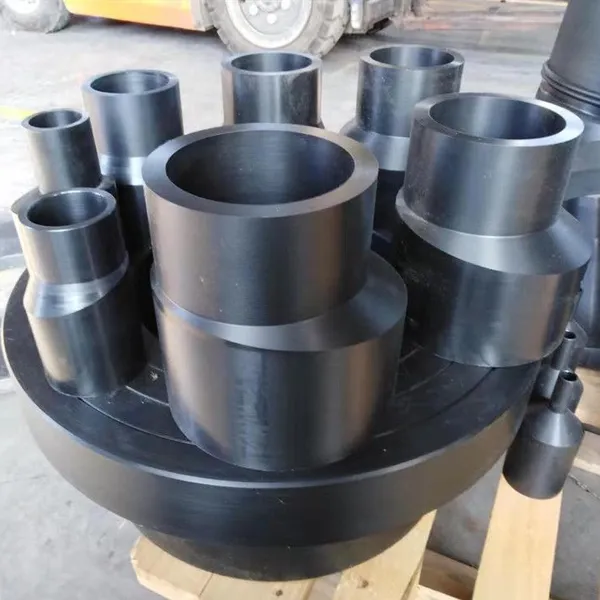 PE eccentric reducers/high quality HDPE pipe fittings/large diameter machined reducers
