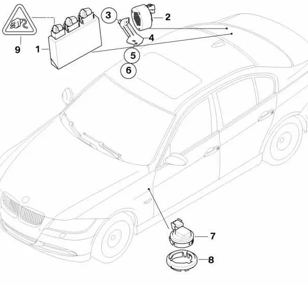 BMW X1 Radar Control Module ,BMW Control Unit / ECU photo-3