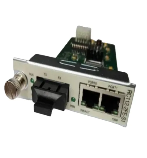 Raisecom RC112-2FE-S1 Single-Mode Dual Network Port Card-Type Transceiver‌
