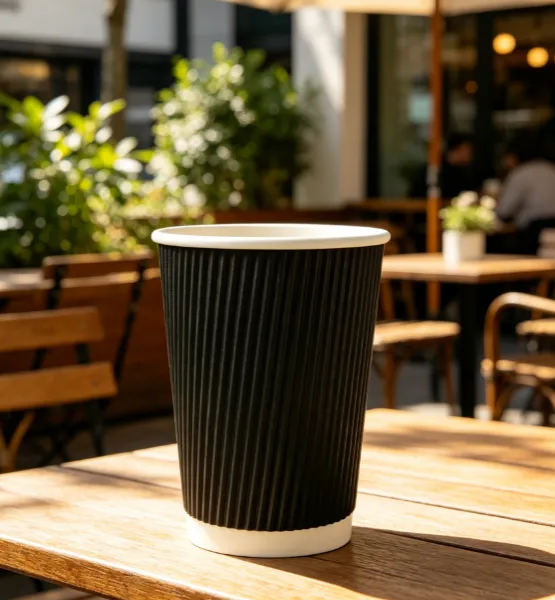 Compostable Bagasse Eco-Friendly Disposable Hot Beverage Cups photo-4