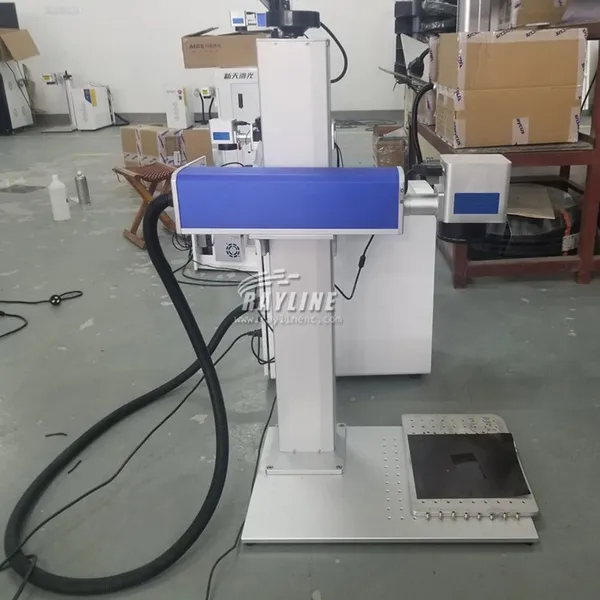 Hot Sale CE Portable Split 20W 30W 50W Raycus MAX JPT Dog Tag Laser Marking Machine Fiber Laser Cattle Ear Tag Engraving Machine photo-5