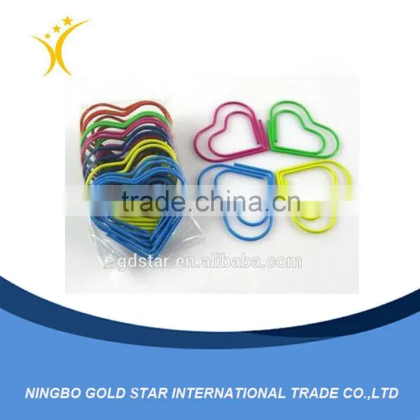 Professional Custom Heart Shaped Metal Paper Clip For Office Quality Choice photo-2