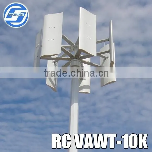 Hot Sale!!! 2015newest Mini 3kw/5kw/10kw Magnetic Vertical Wind Turbine /3000w/5000w/10000w Vertical Wind Generator Wind Turbine photo-5