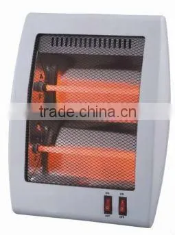 2heating 400W/800W CE/GS/ROHS Safety Tip Over Swtich/ Inner Handle /power Indicator Light Electric Heater Quartz Heater for Home