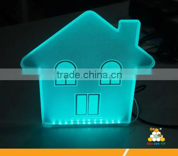 Customized Shape Laser Dot LED Acrylic Panel photo-2
