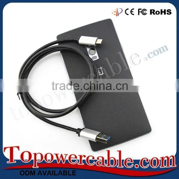 Double Sided Mini Usb Cable Cord 3.1 Type C To Type A 2.0 Data Cable For Samsung photo-5