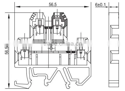 SEK-4/2*2 Double Level Inter Connection Terminal Block photo-6