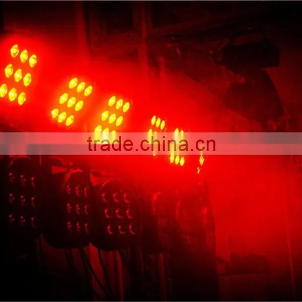 9 x 10W LED Par Light RGBW PAR 64 90W DMX512 Slim Effect DJ Stage Lighting photo-4