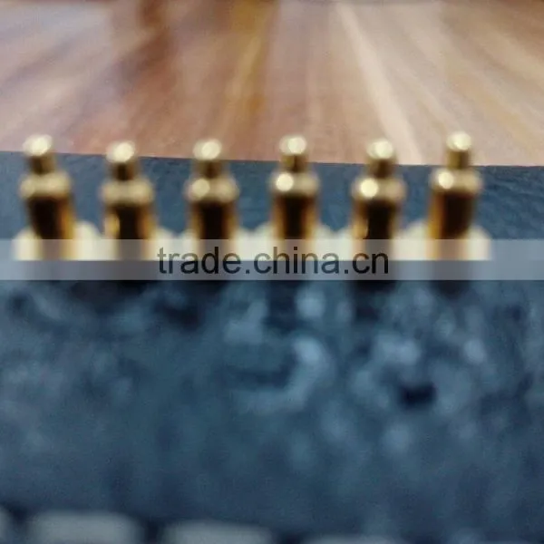 Gold Plated Brass Spring Loaded Pogo Pin Battery Connectir for Electronics Test Machine photo-5