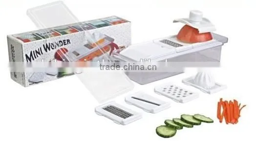 Multi-functional Plastic Mandoline Slicer Grater