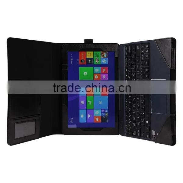 for Asus Transformer Book T100 Chi PU Leather Keyboard Case, Folio Case Cover for Asus T100 Chi photo-3
